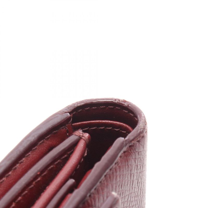 Celine Trifold Wallet Small Trifold Wallet 10b573bel Bordeaux Leather Small
