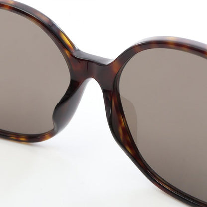 Chanel Sunglasses Chain Logo 5470-q-a Brown Leather Sunglasses Ladies Used A