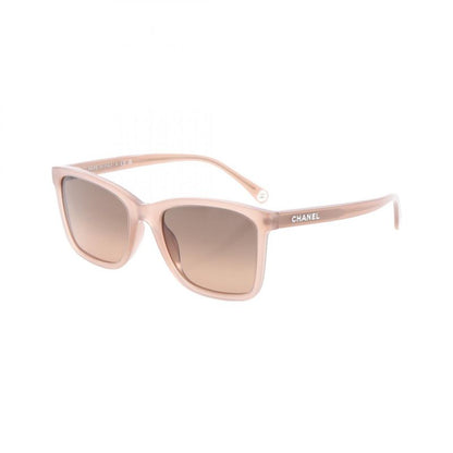 Chanel Sunglasses Rectangle Shape 5551-u Pink Beige Other Sunglasses Ladies