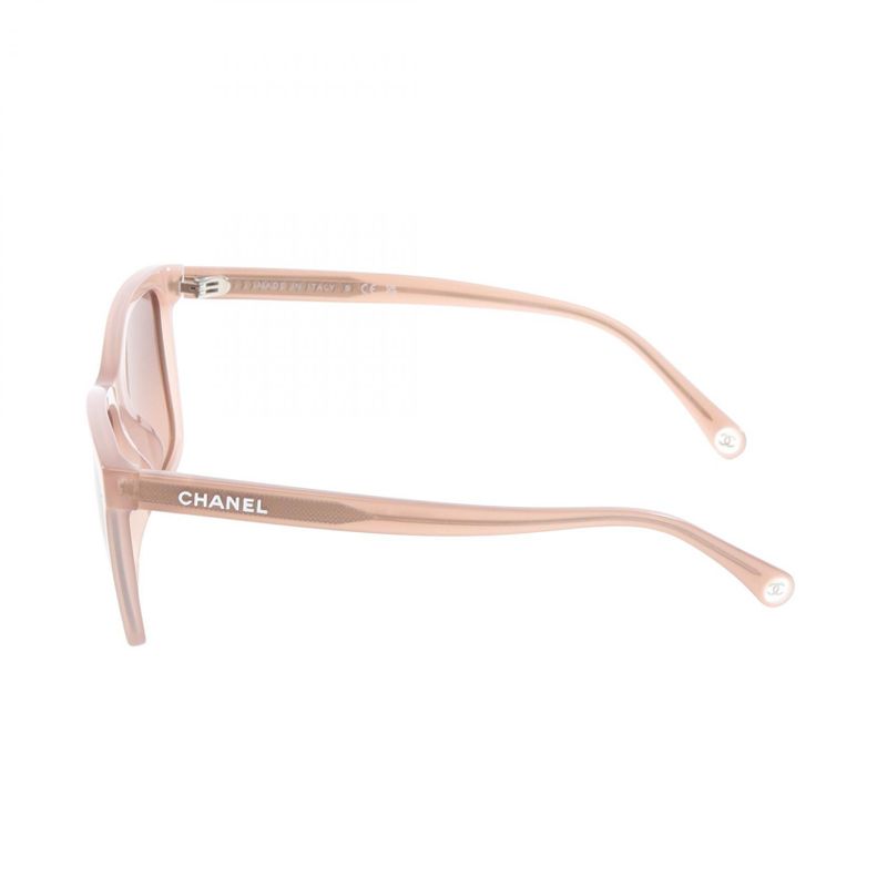 Chanel Sunglasses Rectangle Shape 5551-u Pink Beige Other Sunglasses Ladies