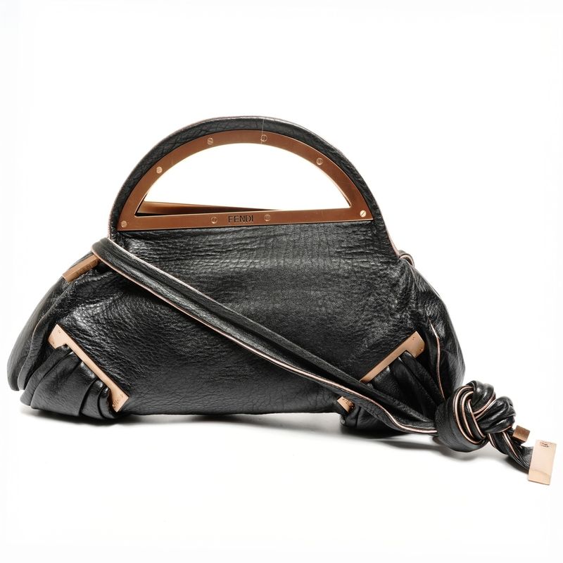 Fendi Shoulder Bag Leather Smile 2-Way