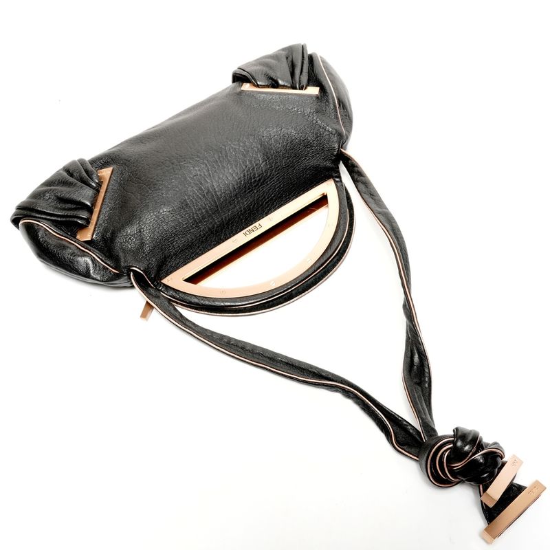 Fendi Shoulder Bag Leather Smile 2-Way
