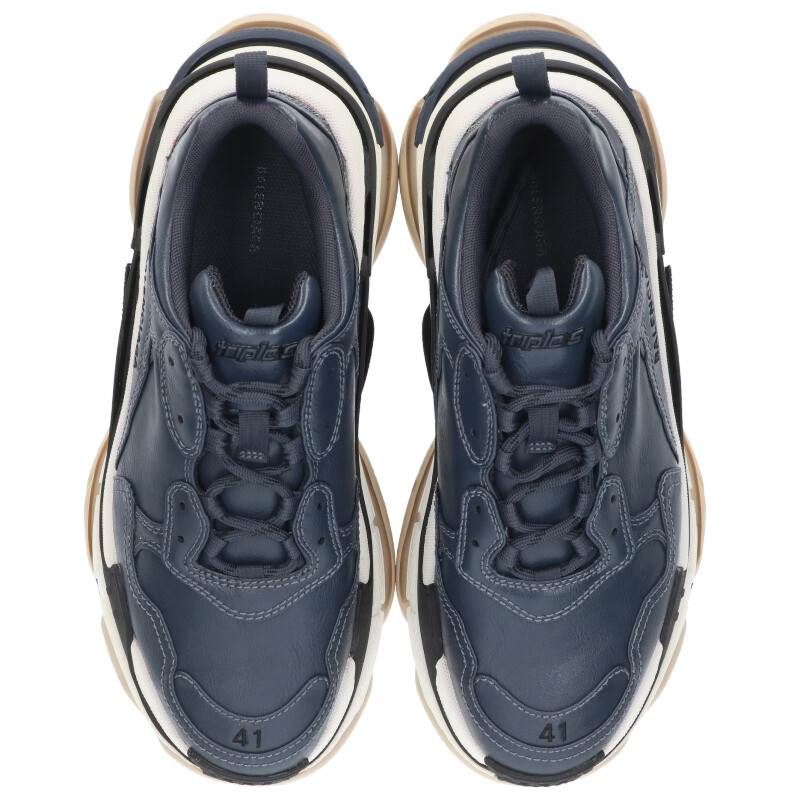 Balenciaga Triple S Upper All Leather Triple S Sneakers Men's 41 *12 28~1 6