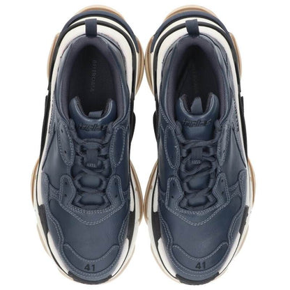 Balenciaga Triple S Upper All Leather Triple S Sneakers Men's 41 *12 28~1 6