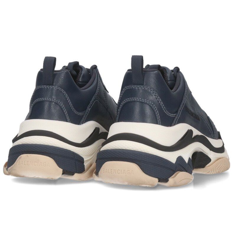 Balenciaga Triple S Upper All Leather Triple S Sneakers Men's 41 *12 28~1 6
