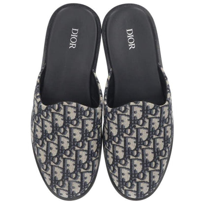Dior 3sa097zju Oblique Jacquard Flat Sandals Men's 41