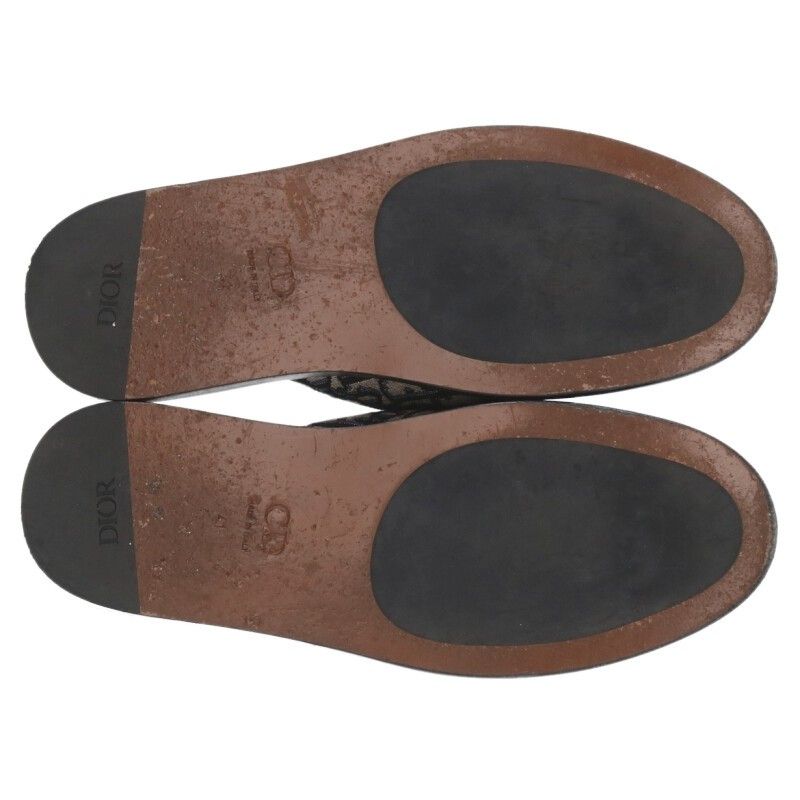 Dior 3sa097zju Oblique Jacquard Flat Sandals Men's 41