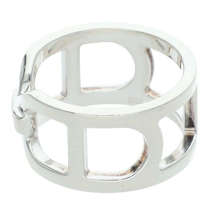 Hermes Ever Chaine D'ancre Silver Ring Men's No 14