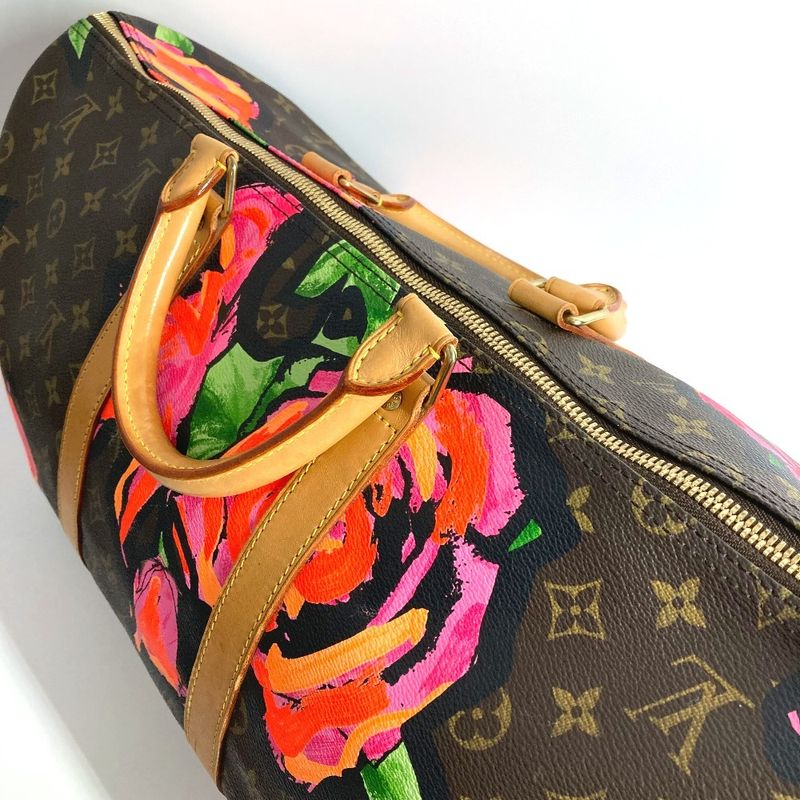 Louis Vuitton Boston Bag Keepall 50 Keepall 50 M48605 Monogram Canvas Pink