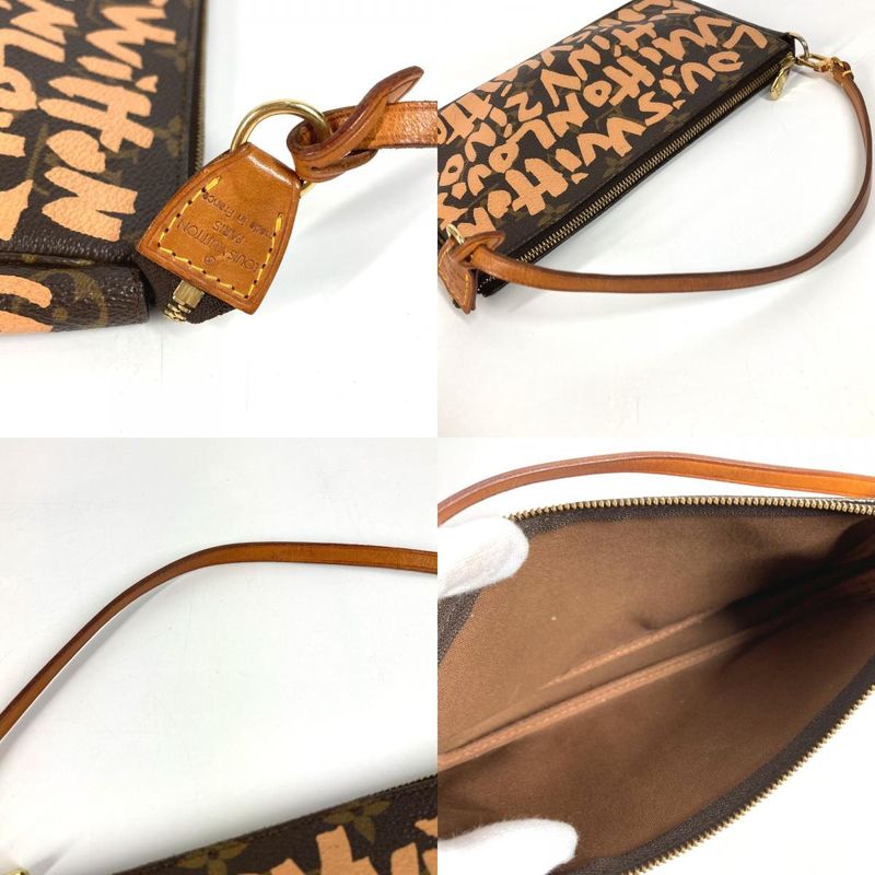 Louis Vuitton Shoulder Bag Pochette Accessory M92193 Monogram Canvas Orange