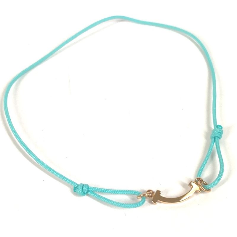 Tiffany & Co Tiffany & Co Bracelet Tiffany & Co T Smile Code Bracelet Au750 Blue