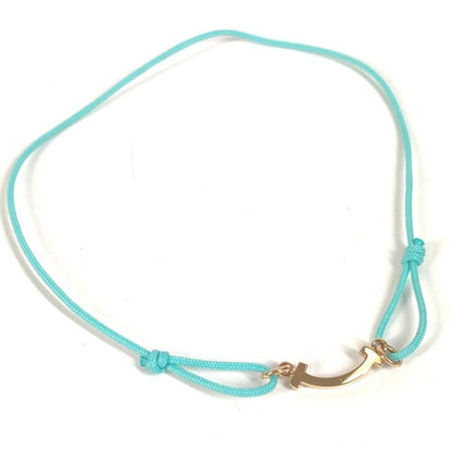 Tiffany & Co Tiffany & Co Bracelet Tiffany & Co T Smile Code Bracelet Au750 Blue
