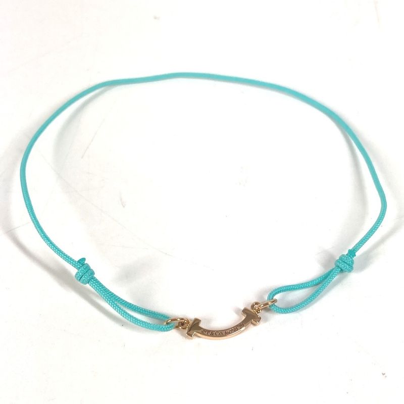 Tiffany & Co Tiffany & Co Bracelet Tiffany & Co T Smile Code Bracelet Au750 Blue