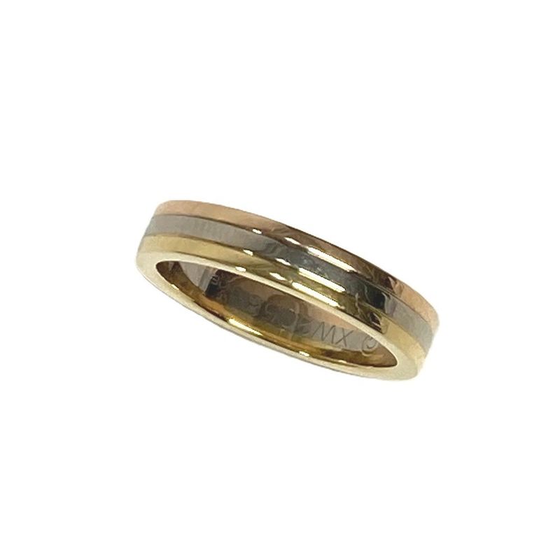 Cartier Ring ・ring Trinity Wedding Vendome Gold X Silver