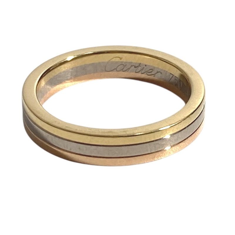 Cartier Ring ・ring Trinity Wedding Vendome Gold X Silver