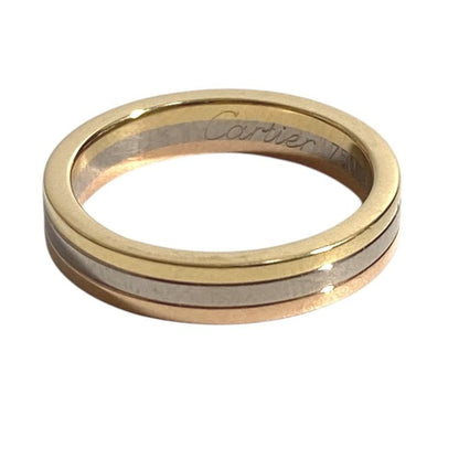 Cartier Ring ・ring Trinity Wedding Vendome Gold X Silver