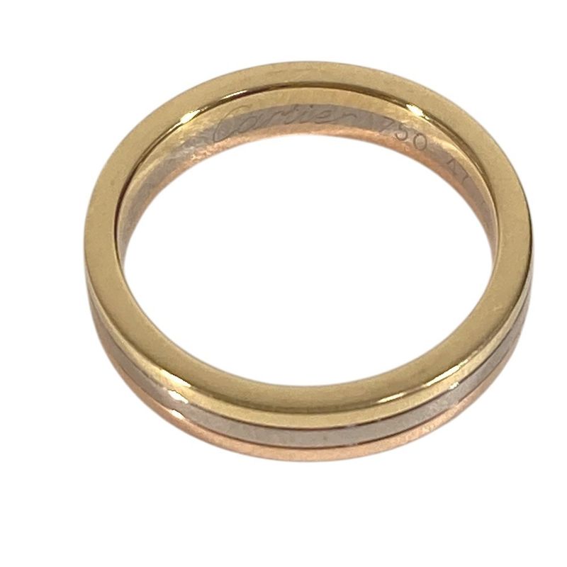 Cartier Ring ・ring Trinity Wedding Vendome Gold X Silver