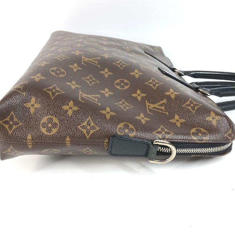 Louis Vuitton Handbag Porte Documents Jules PDJ M40868 Monogram Canvas Black