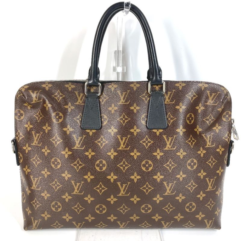Louis Vuitton Handbag Porte Documents Jules PDJ M40868 Monogram Canvas Black