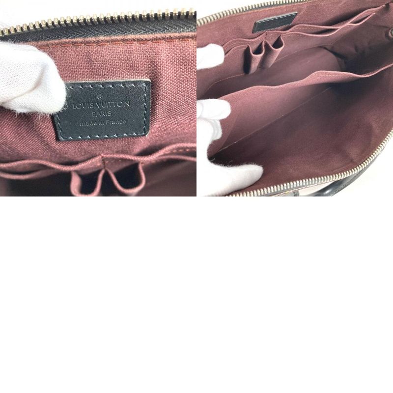 Louis Vuitton Handbag Porte Documents Jules PDJ M40868 Monogram Canvas Black