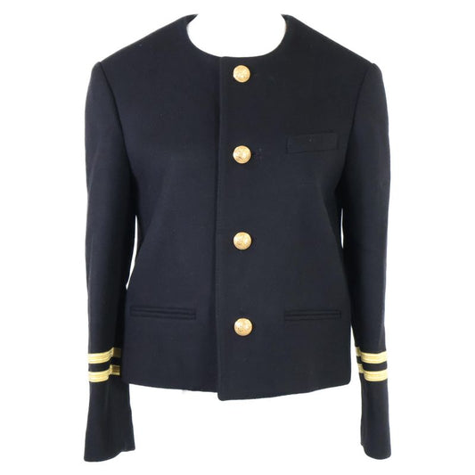 Celine [made In 22] 2v75f6700 Spencer Captain Jacket 100% Cashmere Spencer