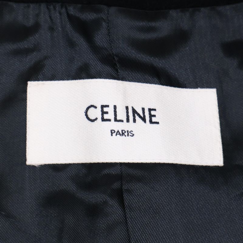Celine [made In 22] 2v75f6700 Spencer Captain Jacket 100% Cashmere Spencer