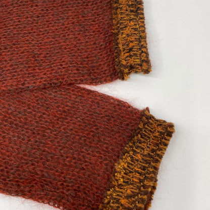 Chanel []98a P11638w02445 Coco Mark Plate Mohair Low Gauge Turtle Knit Sweater