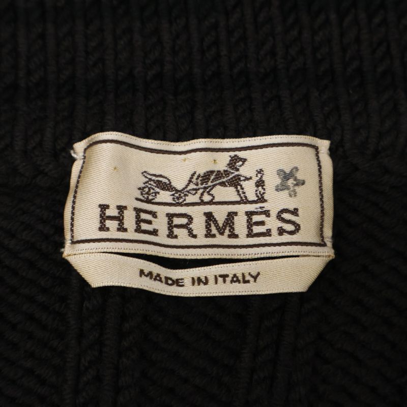 Hermes WOOL Zip-up KNIT XL