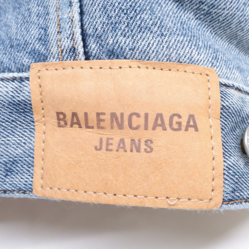 Similar To Balenciaga 657603 Tjw73 Taiga Boa Damaged Denim 42