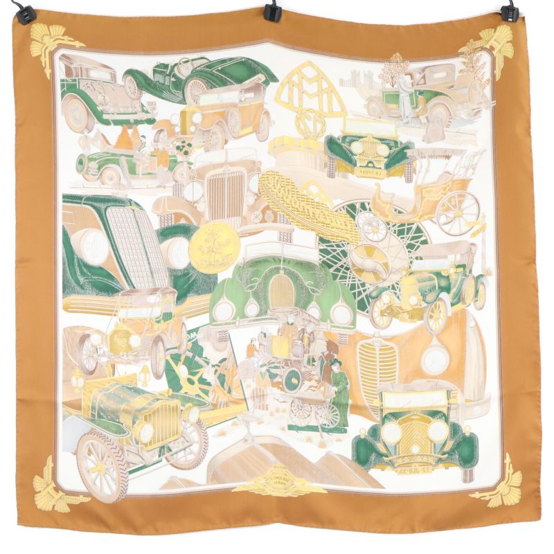 Hermes []automobile Silk Carre90