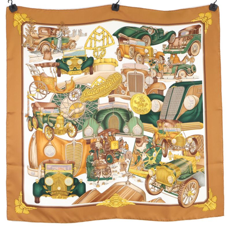 Hermes []automobile Silk Carre90