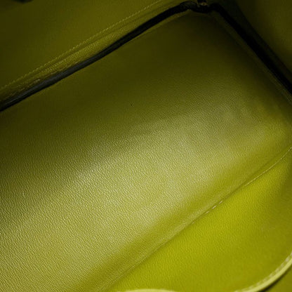 Hermes Birkin 30 Green Anise Ruthenium Handbag Green Anise