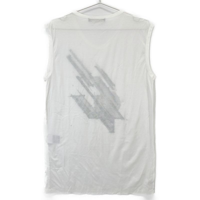 Balenciaga 265783 Sleeveless Graphic Cut And Sew 36