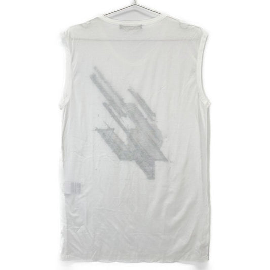Balenciaga 265783 Sleeveless Graphic Cut And Sew 36