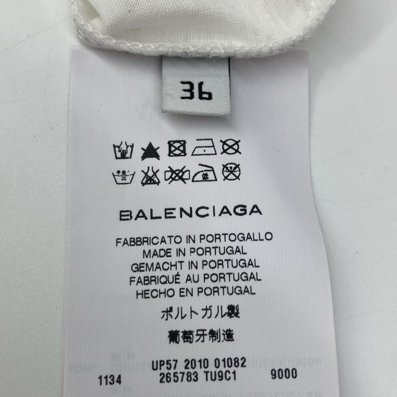 Balenciaga 265783 Sleeveless Graphic Cut And Sew 36