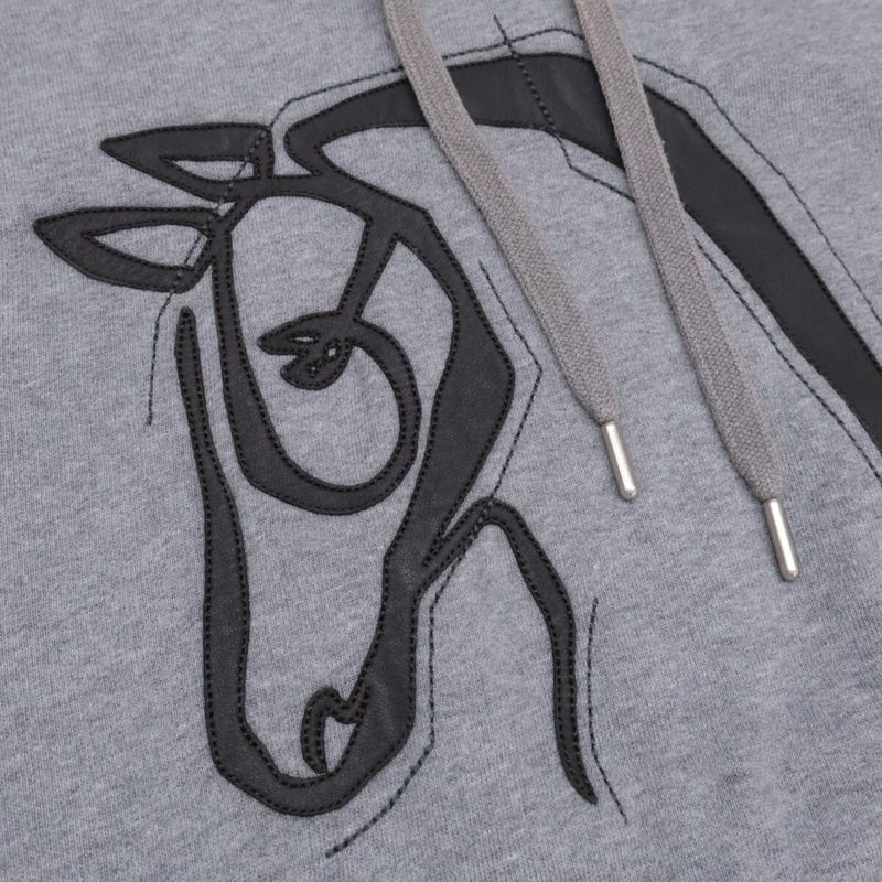 Hermes [made In 22] Ho Scuff Ther Patch Pullover Sweat Parka L