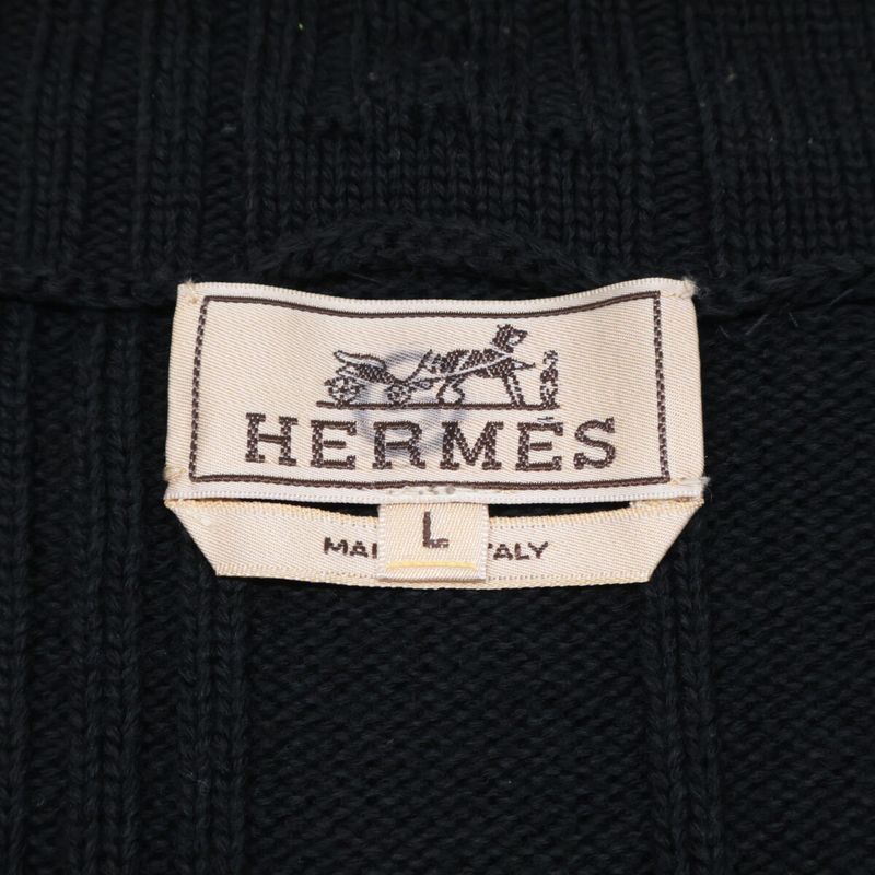 Hermes Driver's Knit Wool Cotton L