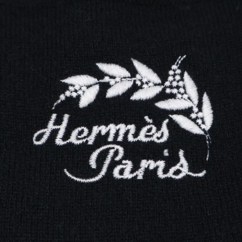 Hermes []2e2613d2 Cliquetis 100% Cashmere Knit Sweater 34