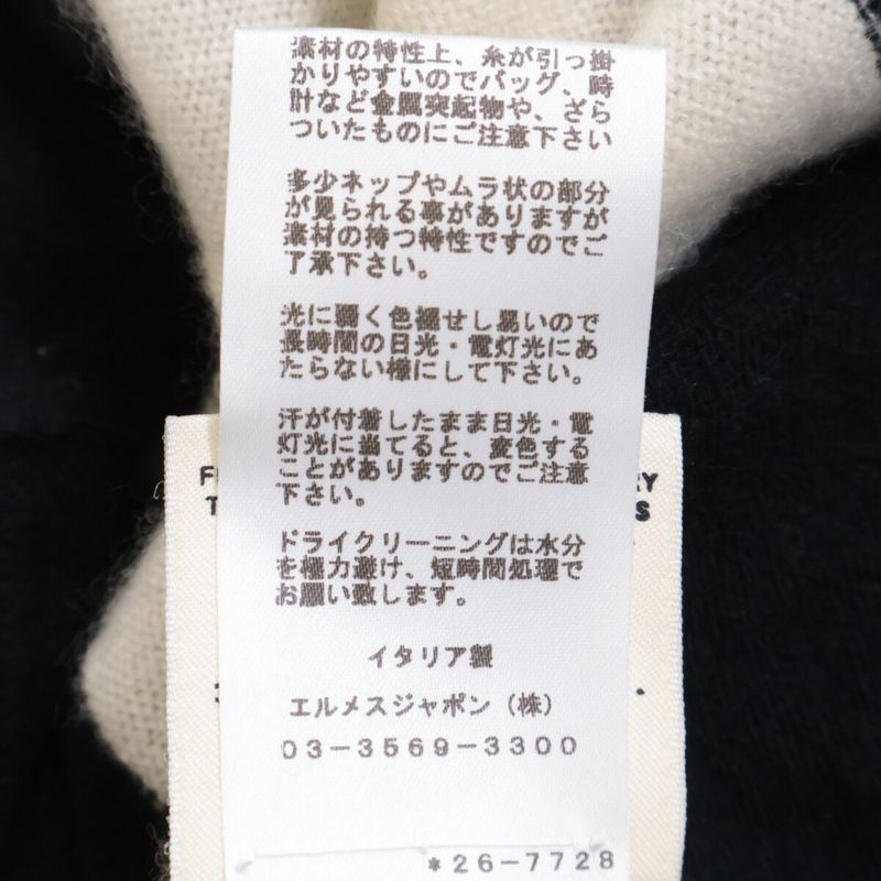 Hermes []2e2613d2 Cliquetis 100% Cashmere Knit Sweater 34