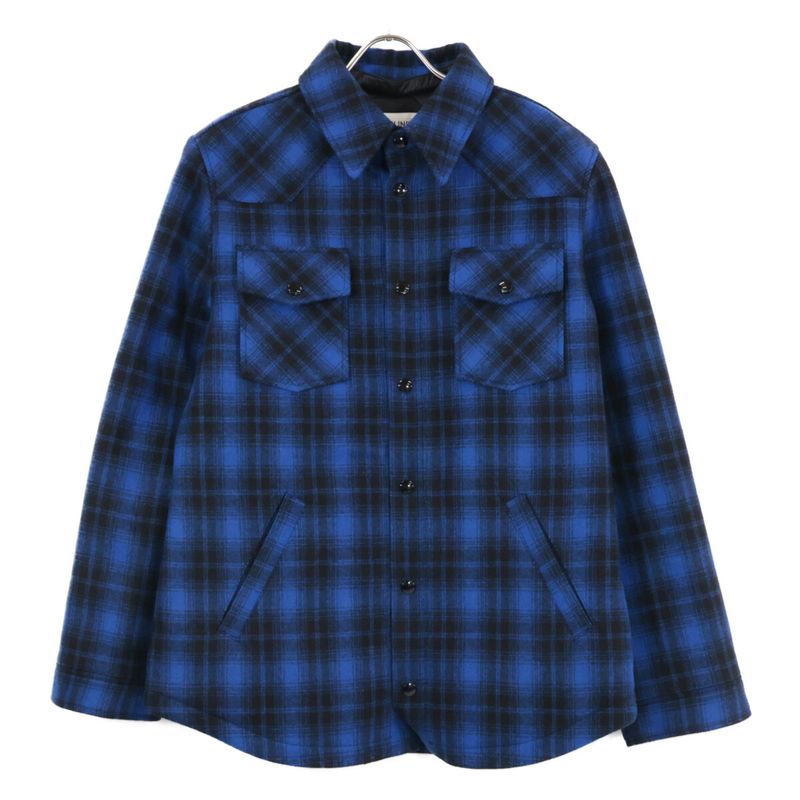 Celine [similar] 2w410994r Checked Padded Shirt 46