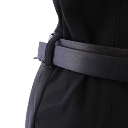 Prada Sleeveless Dress Knee Length 42 Black KH