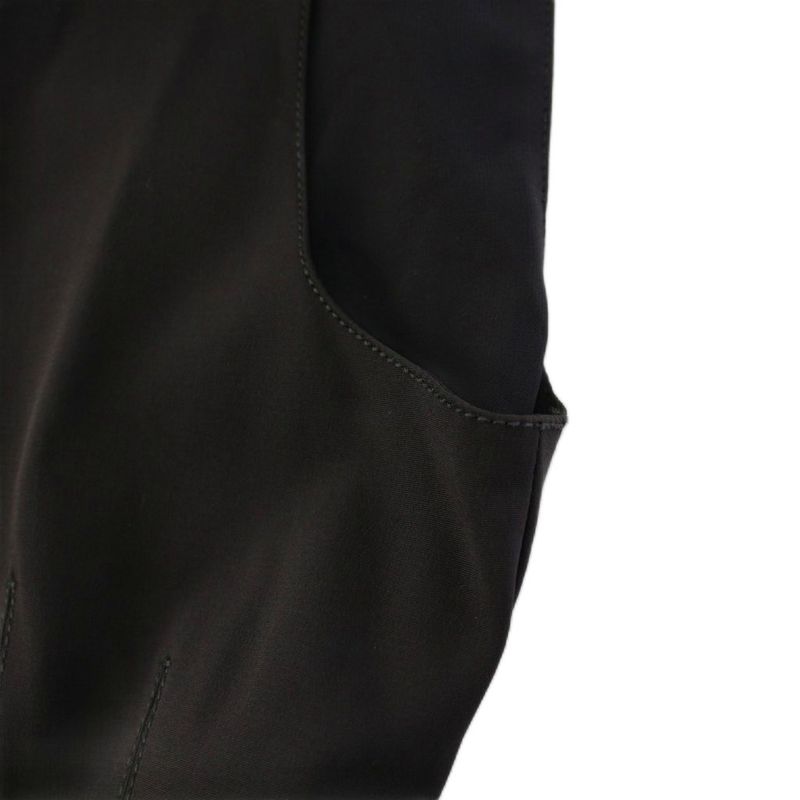 Prada Sleeveless Dress Knee Length 42 Black KH