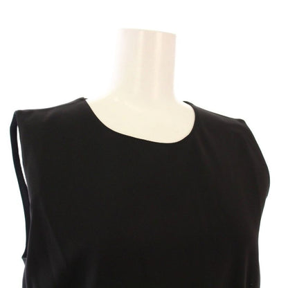 Prada Sleeveless Dress Knee Length 42 Black KH