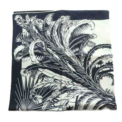 Hermes Carle70 Mythiques Phoenix The Myth Of The Phoenix Silk Scarf Navy White