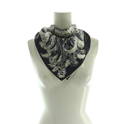 Hermes Carle70 Mythiques Phoenix The Myth Of The Phoenix Silk Scarf Navy White