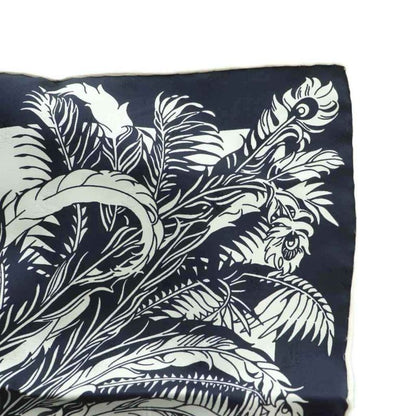 Hermes Carle70 Mythiques Phoenix The Myth Of The Phoenix Silk Scarf Navy White