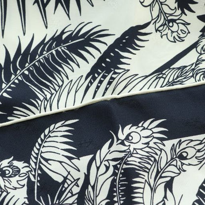 Hermes Carle70 Mythiques Phoenix The Myth Of The Phoenix Silk Scarf Navy White