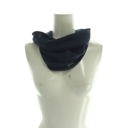 Hermes BEE Embroidery Scarf Navy SS • OS