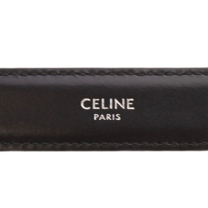 Celine Small Triomphe Belt Leather 85 Black YO30 • AD • OH