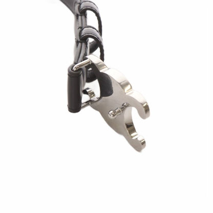 Celine Small Triomphe Belt Leather 85 Black YO30 • AD • OH